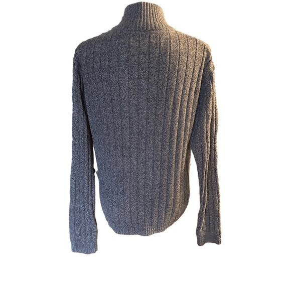 Oscar de la Renta Grey Cable Knit Sweater – Size L - Picture 4 of 8